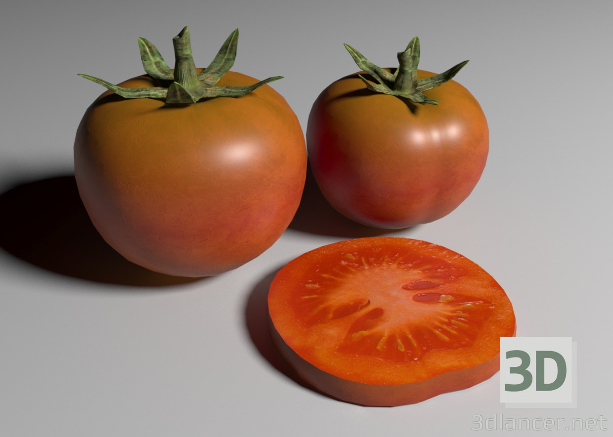 modèle 3D Tomates - preview