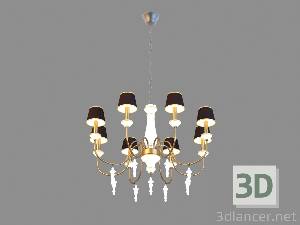 Modelo 3d Chandelier A1843LM-8BG - preview