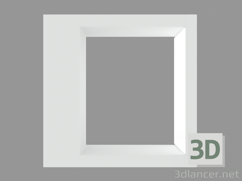 modello 3D Lampada da parete COOL SQUARE APPLIQUE (S7280W) - anteprima