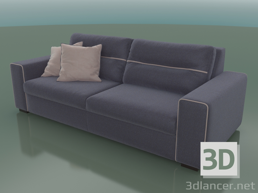 modèle 3D Canapé Triple Sky avec mécanisme de couchage pliant (2430 x 1100 x 890, 243SK-110-AB) - preview