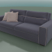 3d model Triple Sky sofa with a folding mechanism for sleeping (2430 x 1100 x 890, 243SK-110-AB) - preview