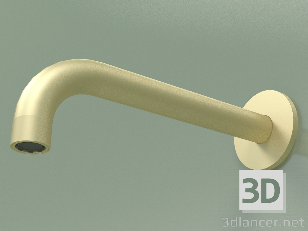 Modelo 3d Bico de parede 90 ° Lmax 190mm (BC004, OC) - preview