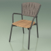 3d model Chair 221 (Metal Smoke, Teak, Padded Belt Gray-Sand) - preview