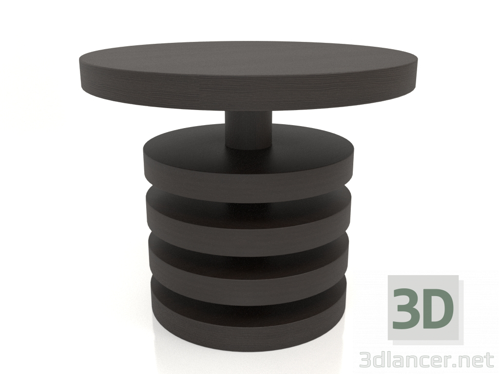 Modelo 3d Mesa de centro JT 04 (D=600x500, madeira castanho escuro) - preview