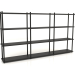 3d model Rack ST 04 (1500х200х848, madera negra) - vista previa