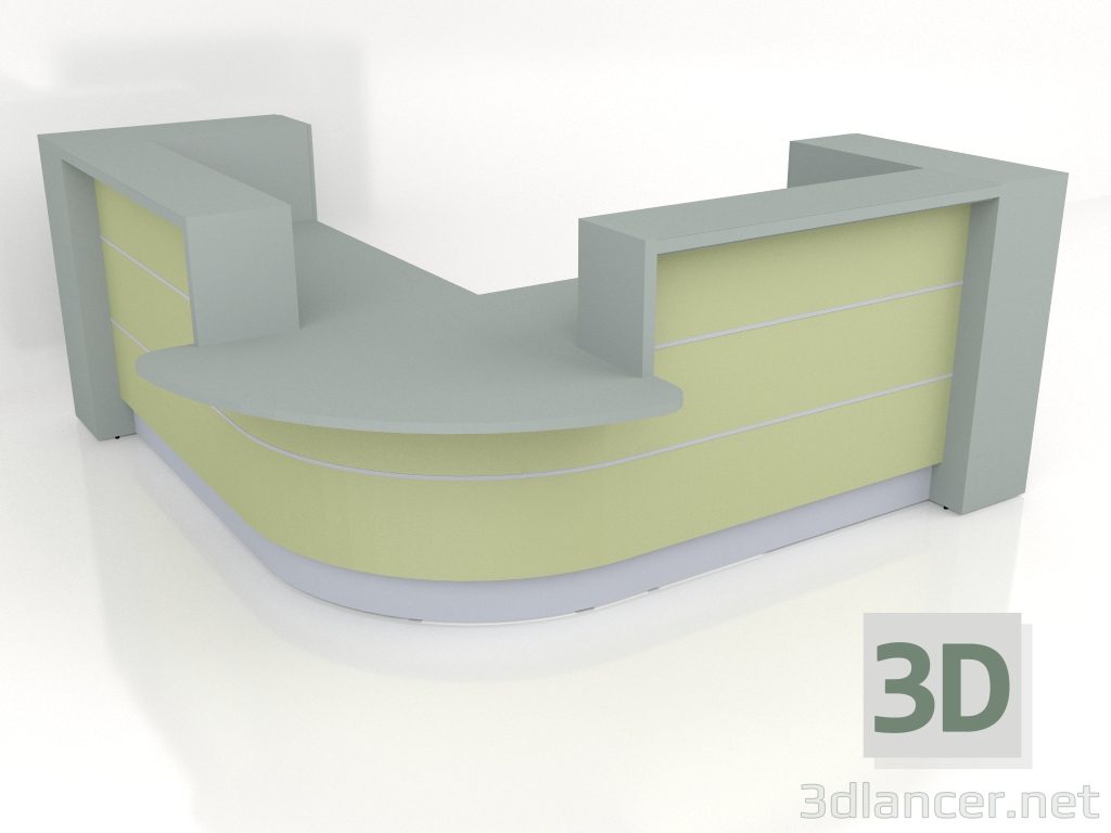 3D Modell Rezeption Valde LAV116L (2717x2717) - Vorschau