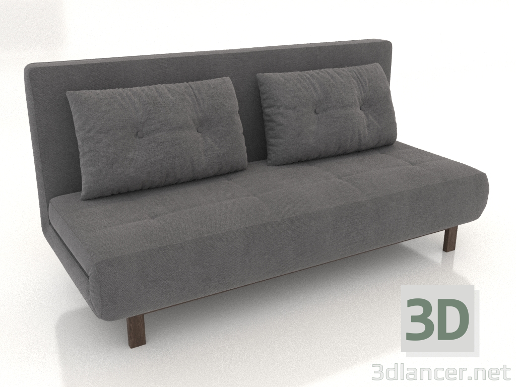 Modelo 3d Sofá cama Doris (cinza) - preview