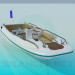 3d model Motorboat - preview