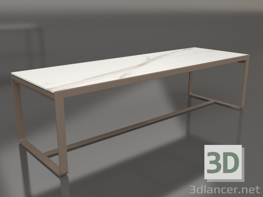 3D Modell Esstisch 270 (DEKTON Aura, Bronze) - Vorschau