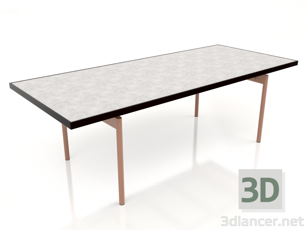 3d model Mesa de comedor (Negro, DEKTON Kreta) - vista previa