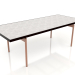 3d model Dining table (Black, DEKTON Kreta) - preview