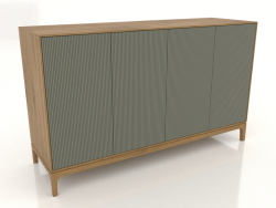 Móvel de TV FARGO com fachadas fresadas 1600x500x950 mm (oliveira, carvalho natural, opção 3)