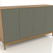 Modelo 3d Móvel de TV FARGO com fachadas fresadas 1600x500x950 mm (oliveira, carvalho natural, opção 3) - preview