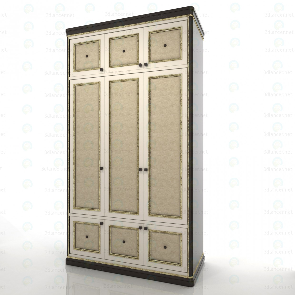 3D Modell Garderobe - Vorschau