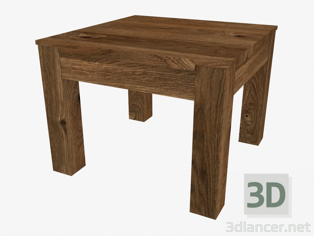 3D Modell Kleiner Couchtisch (60 x 45 x 60 cm) - Vorschau