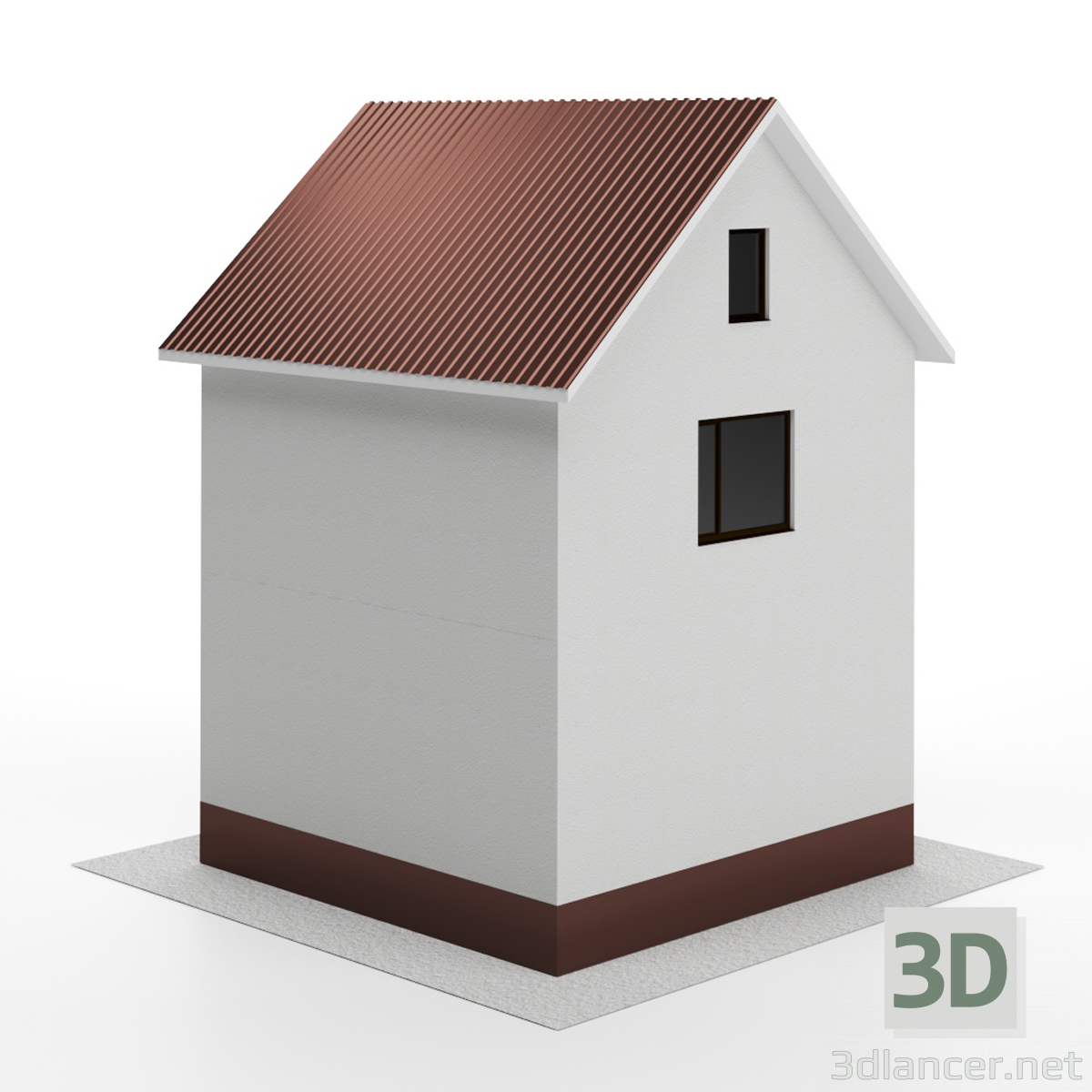 Modelo 3d Casa de férias - preview