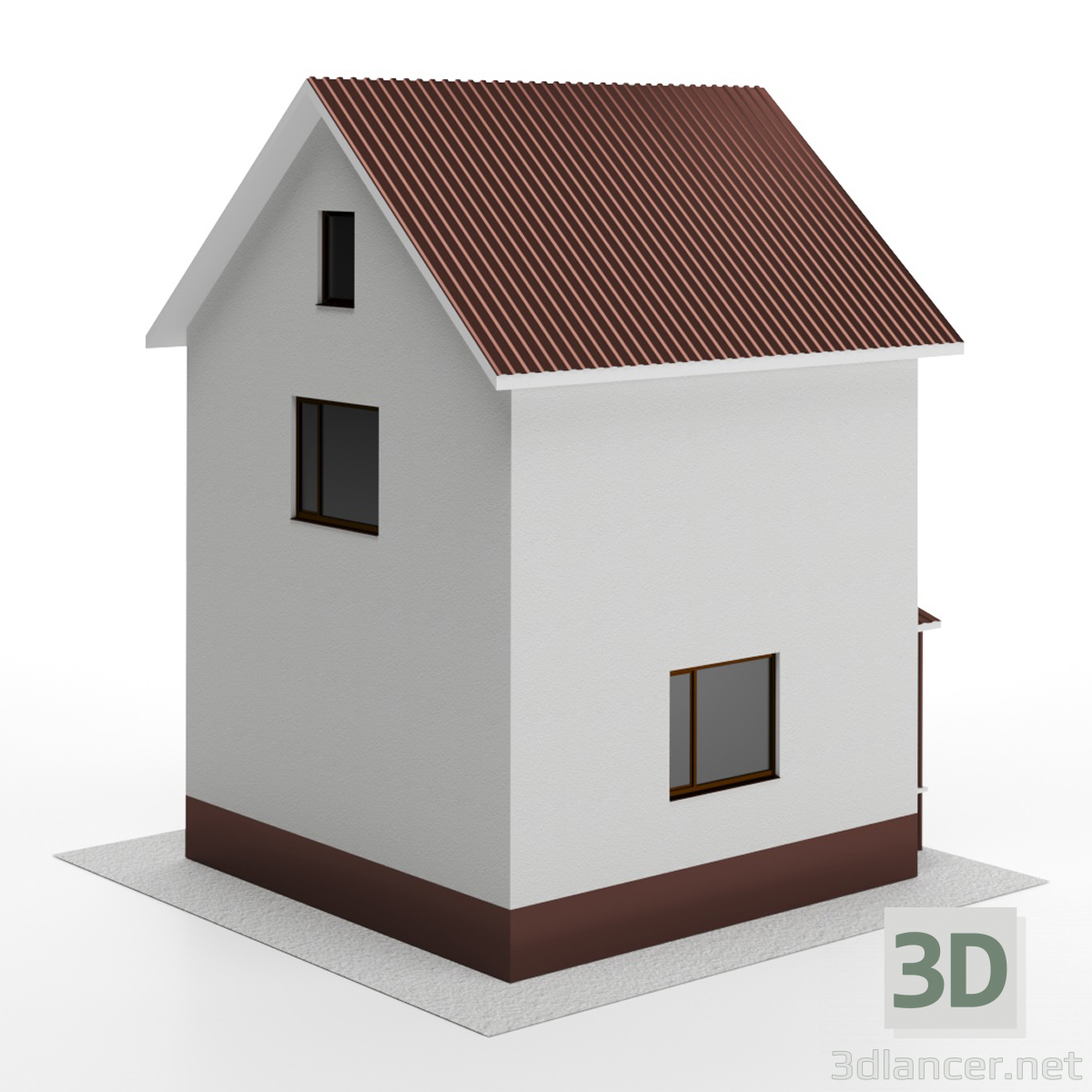 Modelo 3d Casa de férias - preview