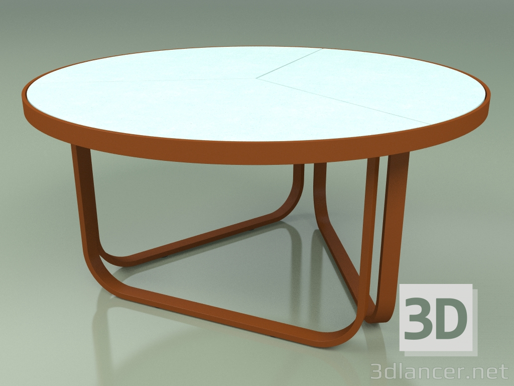 Modelo 3d Mesa de centro 009 (Metal Rust, Glazed Gres Water) - preview