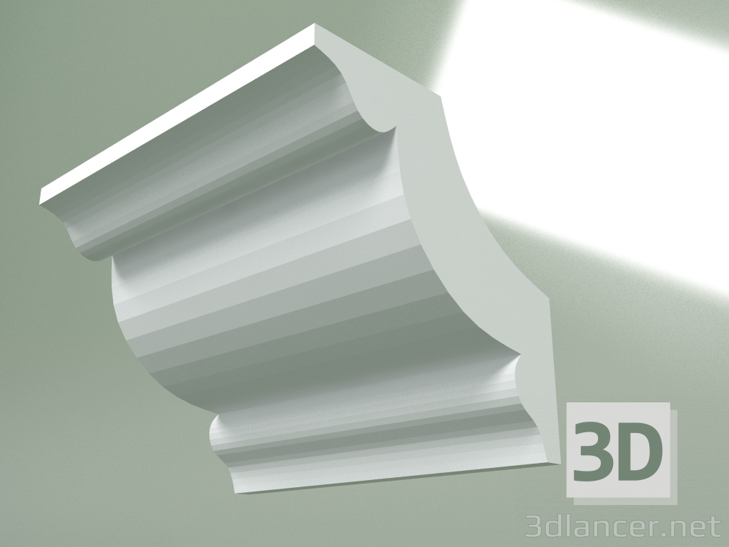 3d model Plaster cornice (ceiling plinth) KT314 - preview