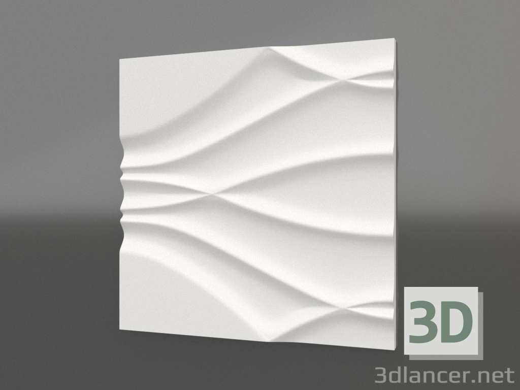 3d model panel 3d M-04 - vista previa