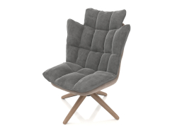 Fauteuil style Husk (gris)