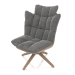 modèle 3D Fauteuil style Husk (gris) - preview