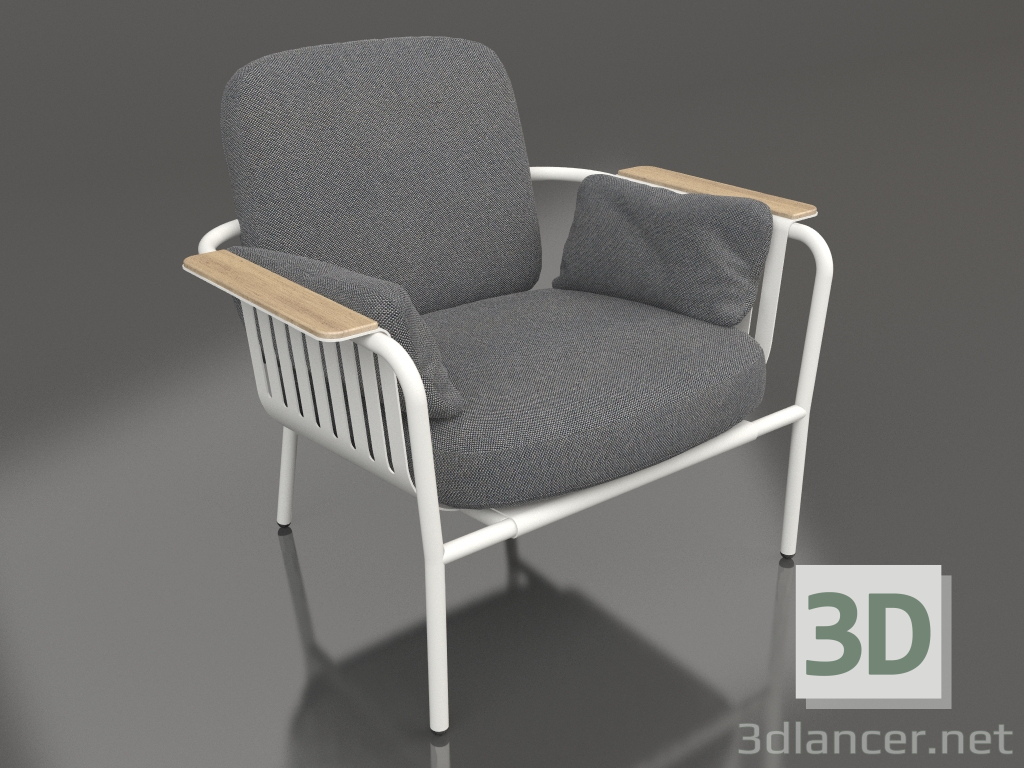 modèle 3D Fauteuil (Gris agate) - preview