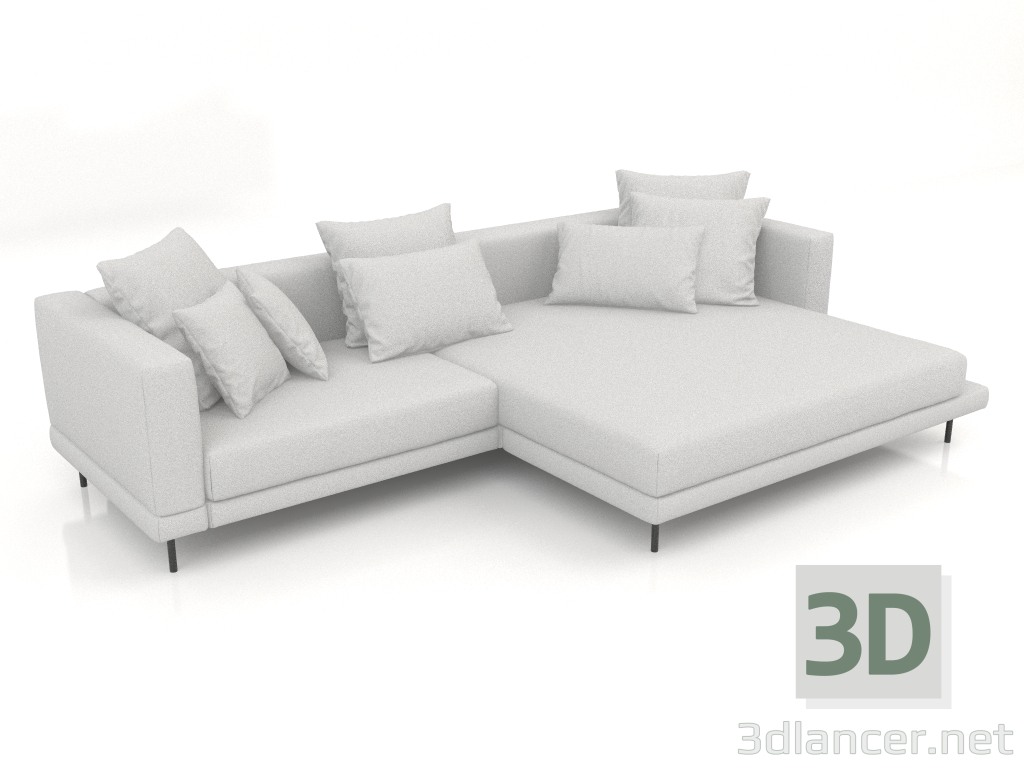 3d model Carol sofa 3060 x 1080 (Aura 01) - preview