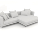 3d model Carol sofa 3060 x 1080 (Aura 01) - preview