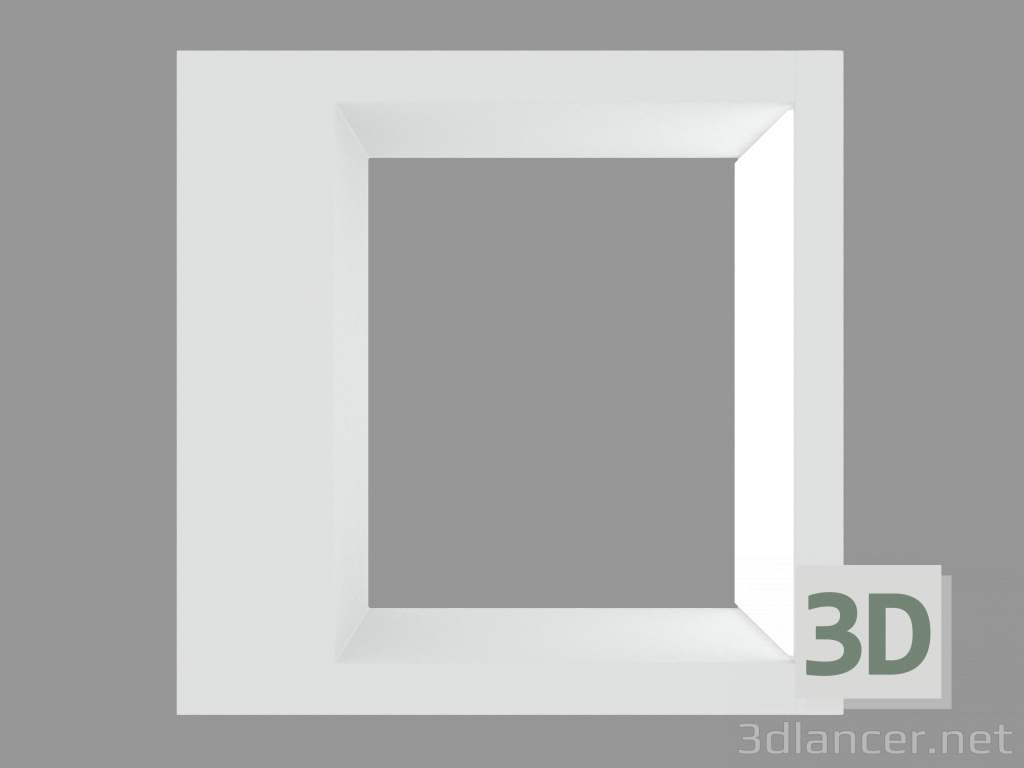 3d model Lámpara de pared MICROCOOL SQUARE APPLIQUE (S7282W) - vista previa