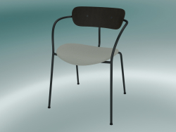 Chair Pavilion (AV4, H 76cm, 52x56cm, Noce, Balder 612)