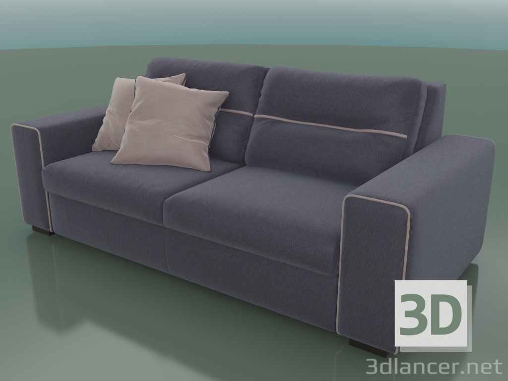 modèle 3D Canapé Double Sky avec mécanisme pliable pour dormir (2080 x 1100 x 890, 208SK-110-AB) - preview