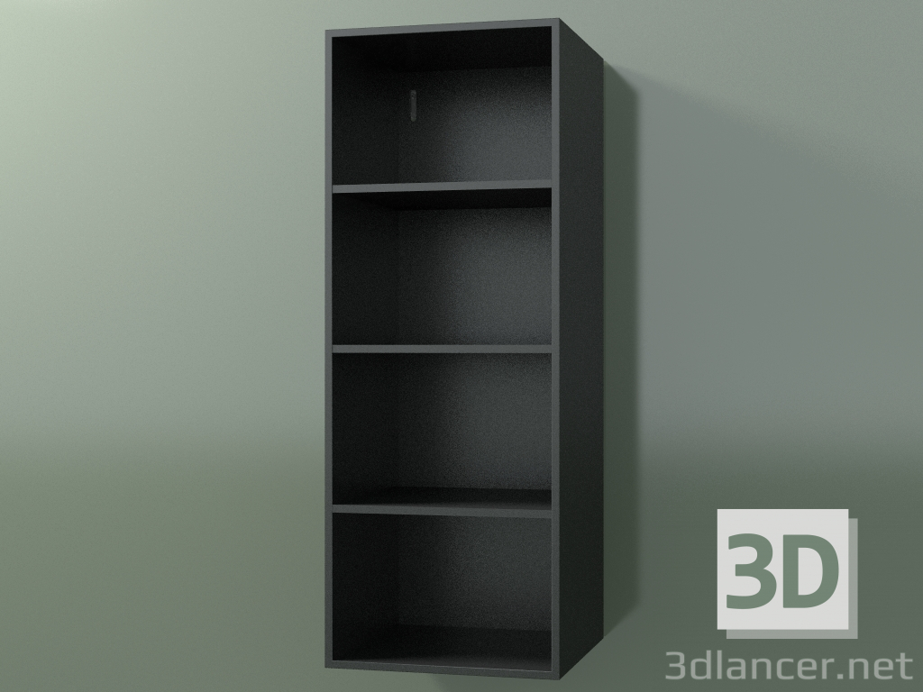 3D Modell Hochschrank (8DUBCD01, Deep Nocturne C38, L 36, P 36, H 96 cm) - Vorschau