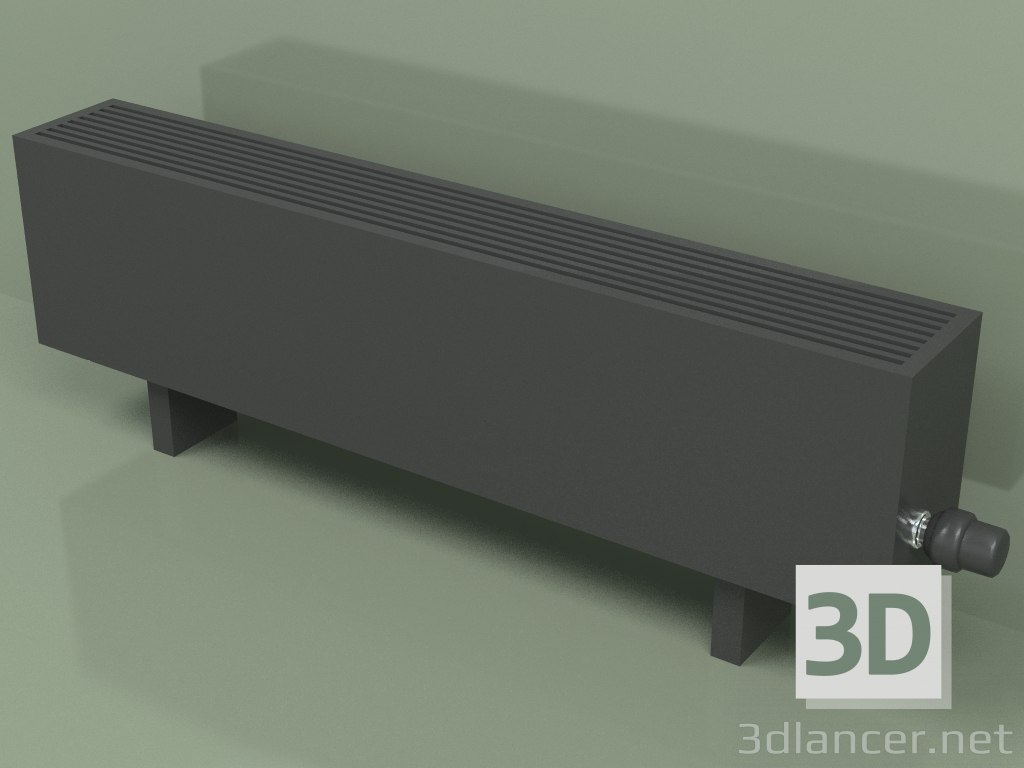 Modelo 3d Convector - Aura Basic (240x1000x146, RAL 9005) - preview