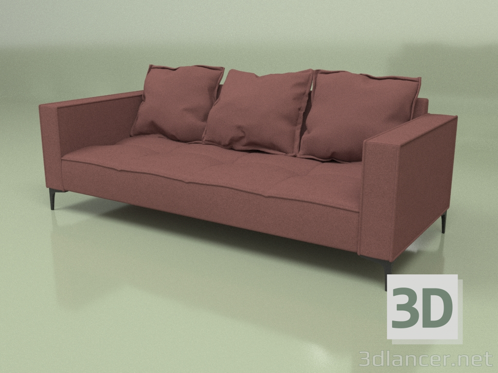 3D modeli Kanepe Marram (bordo) - önizleme