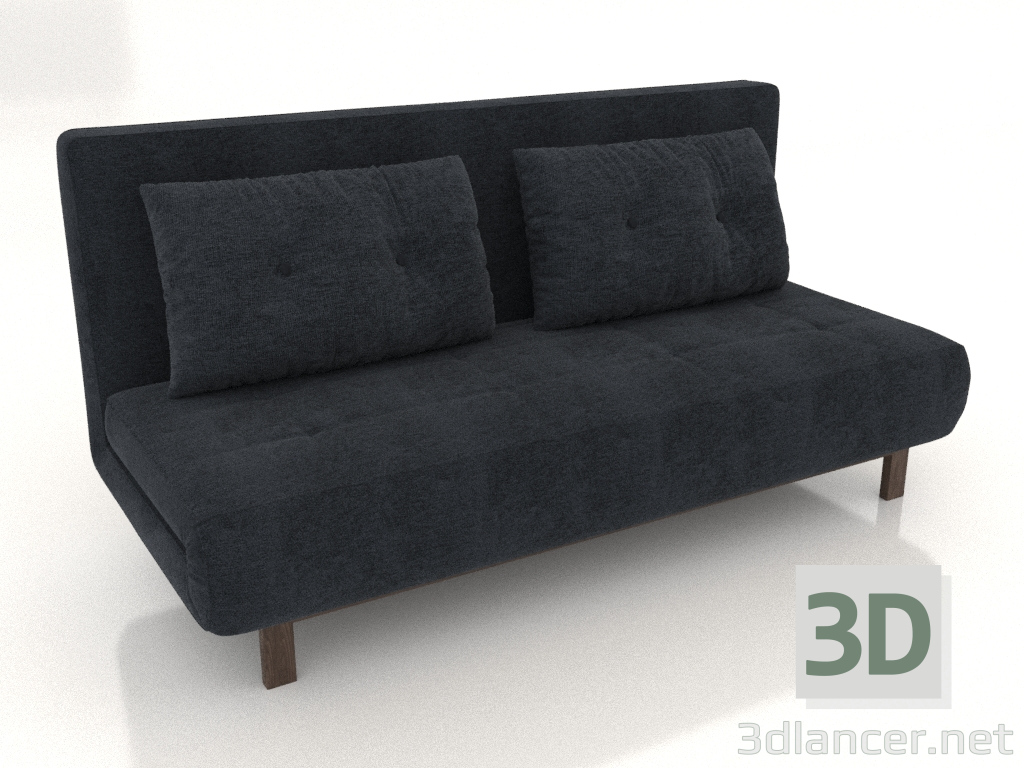 3d model Sofá cama Doris (azul oscuro) - vista previa