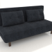 3d model Sofa bed Doris (dark blue) - preview