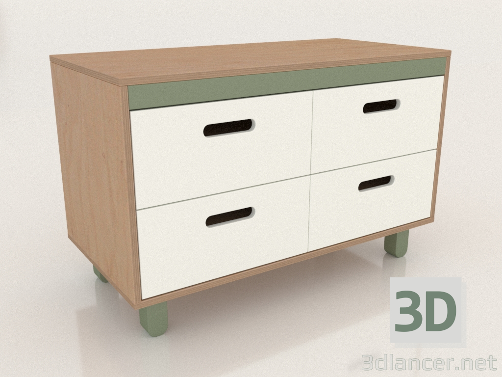 3d model Cajonera TUNE E (DGTEAA) - vista previa