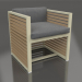 3d model Armchair (Gold) - preview