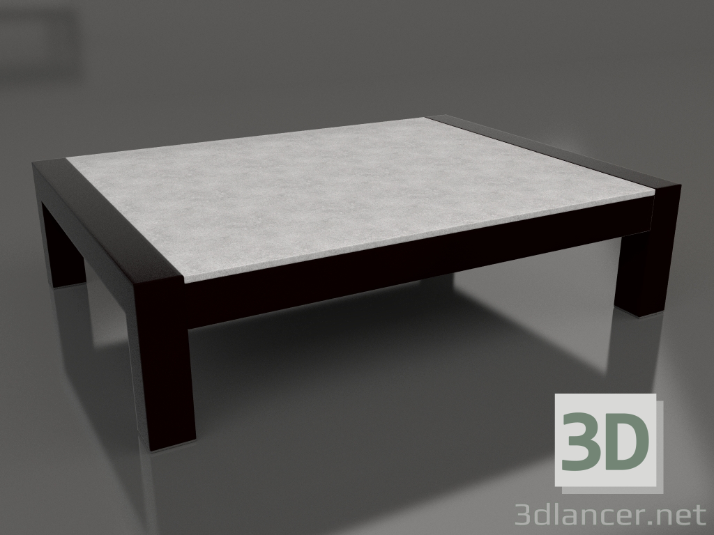 Modelo 3d Mesa de centro (Preto, DEKTON Kreta) - preview