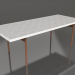 modèle 3D Table à manger (Blanc, DEKTON Kreta) - preview