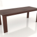 3d model Dining table BLANK 2000x800x750 mm (tobacco oak) - preview