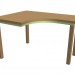 3d model Table for practicing corner 63ST02L left - preview