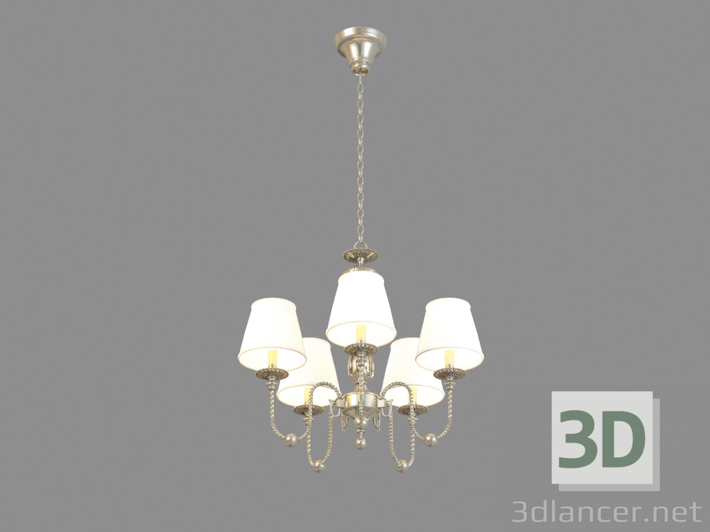 modello 3D Lampadario A2044LM-5GO - anteprima