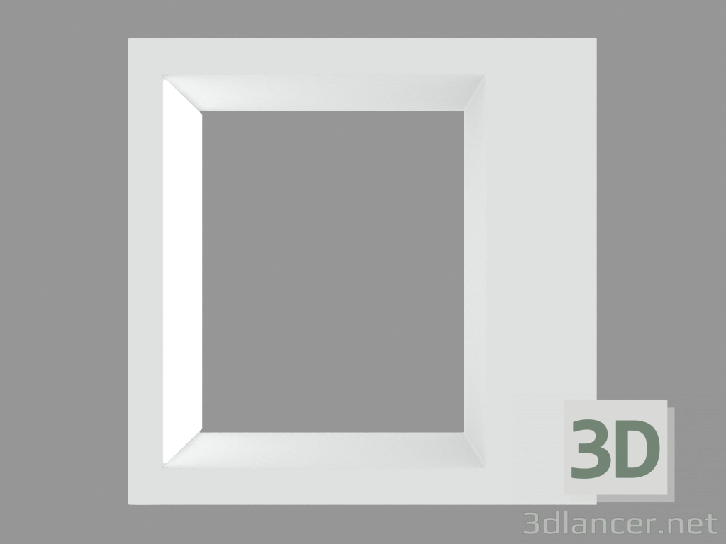 Modelo 3d Luminária de parede MINICOOL SQUARE APPLIQUE (S7281W) - preview