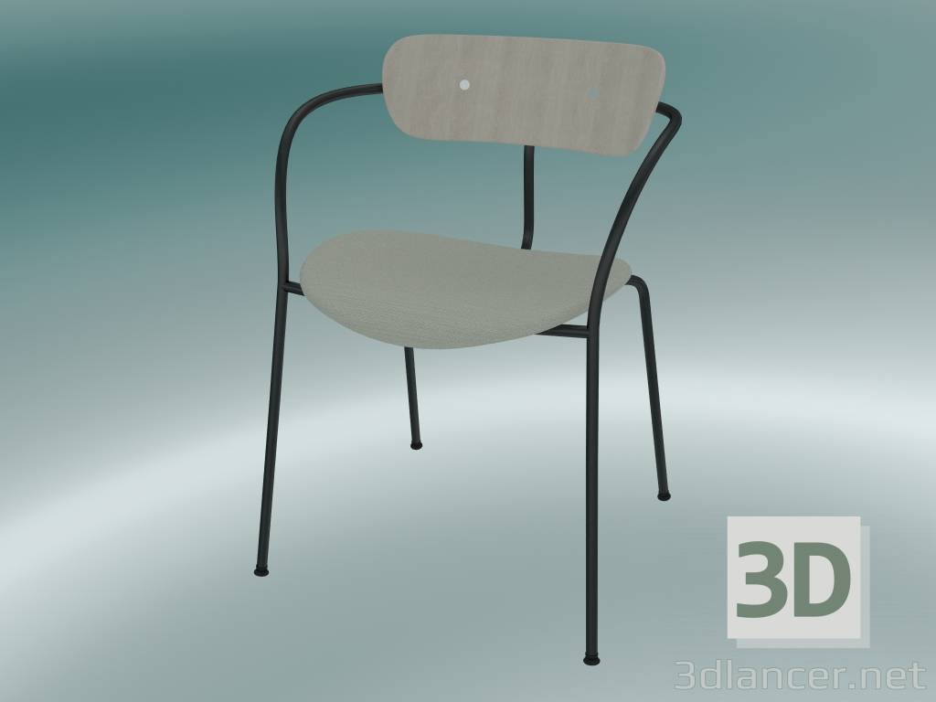 3D Modell Stuhlpavillon (AV4, H 76 cm, 52 x 56 cm, lackierte Eiche, Balder 612) - Vorschau