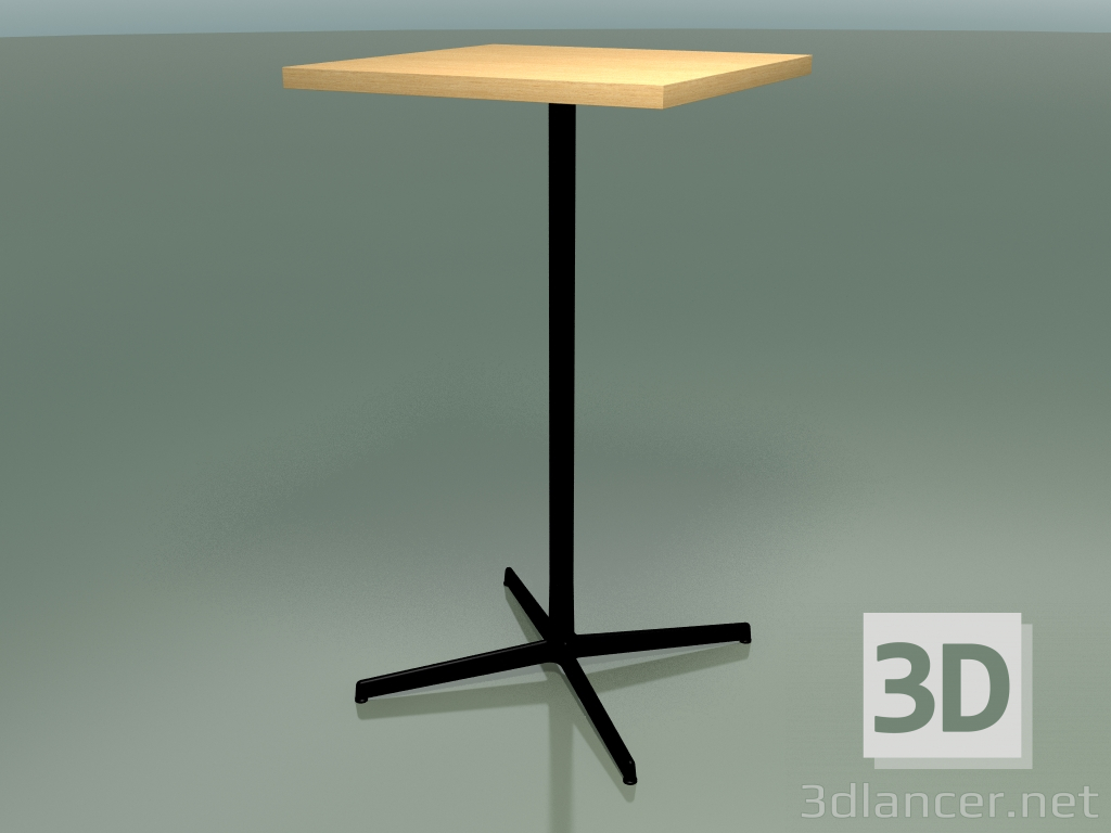 Modelo 3d Mesa quadrada 5568 (H 105,5 - 60x60 cm, carvalho natural, V39) - preview