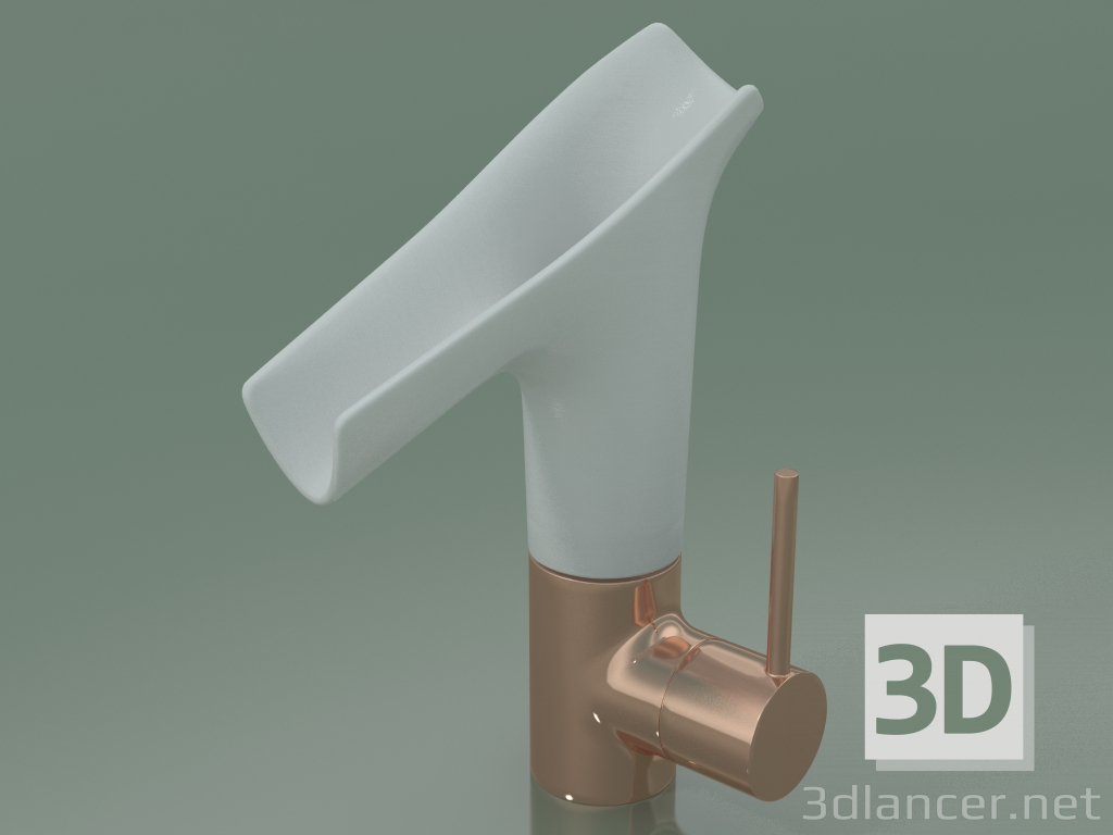 3d model Grifo para lavabo con caño de vidrio (12113300) - vista previa