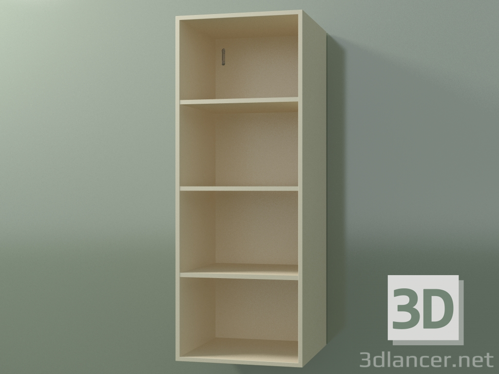 Modelo 3d Armário alto de parede (8DUBCD01, Bone C39, L 36, P 36, H 96 cm) - preview