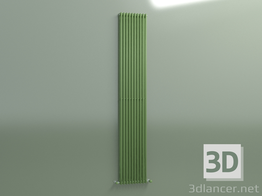 modello 3D Radiatore verticale ARPA 2 (2020 10EL, verde salvia) - anteprima